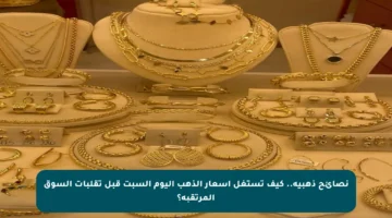 نصائح ذهبية.. كيف تستغل أسعار الذهب اليوم السبت قبل تقلبات السوق المرتقبة؟